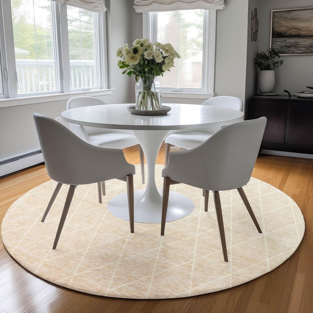 Dalyn Rug Company Lazio 8&#39; Round Salmon Area Rug, , large