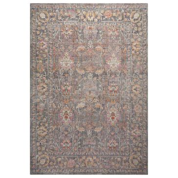 Chris Loves Julia x Loloi Rosemarie 9" x 12" Stone and Multicolor Area Rug, , large