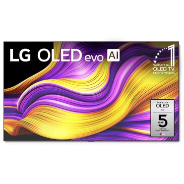 LG 97" Class G5 Series OLED evo AI 4K with Supplied Wall Mount in Black - Smart TV, , large