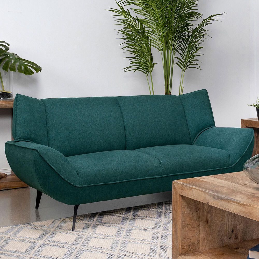 37B Acton Stationary Loveseat in Blue, , large