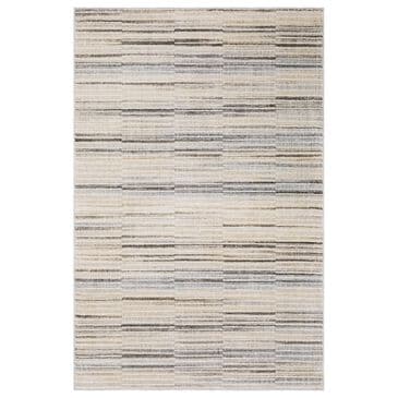 Oriental Weavers Oliver Blue and Grey 6"7" x 9"6" Area Rug, , large
