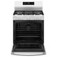 GE Appliances 30" Freestanding Gas Convection Range in White, , large