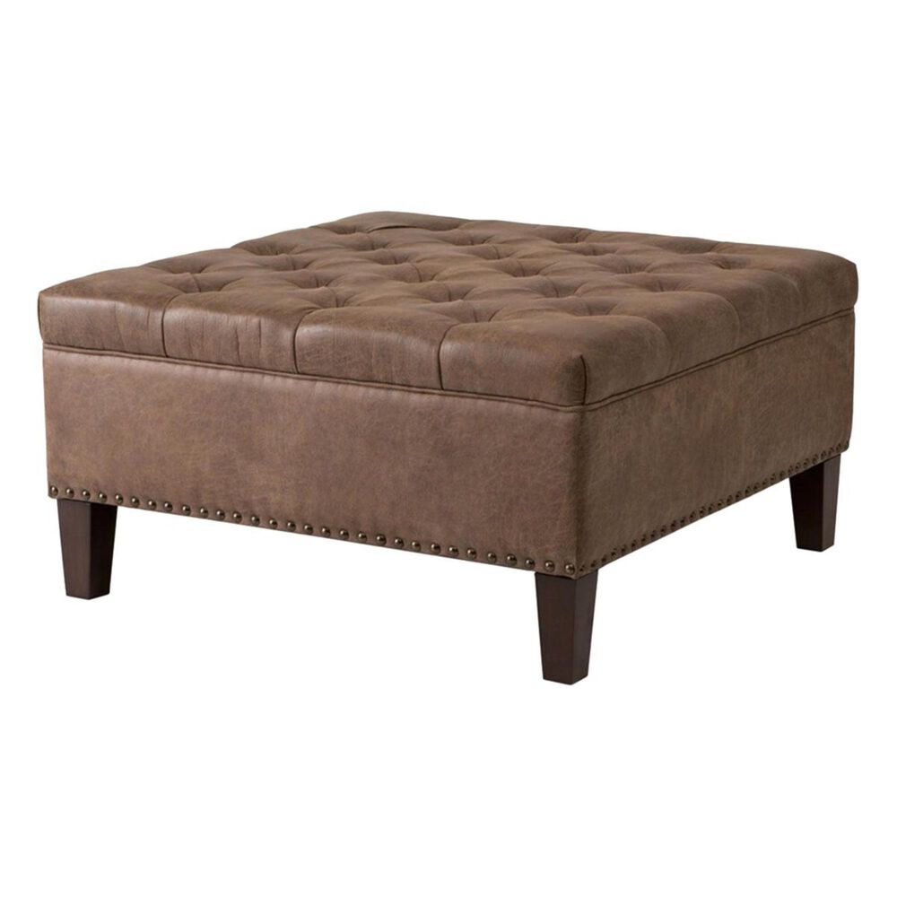 Hampton Park Madison Park Tufted Square Cocktail Ottoman, , large