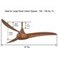 Minka-Aire Wave 52" Ceiling Fan in Distressed Koa, , large