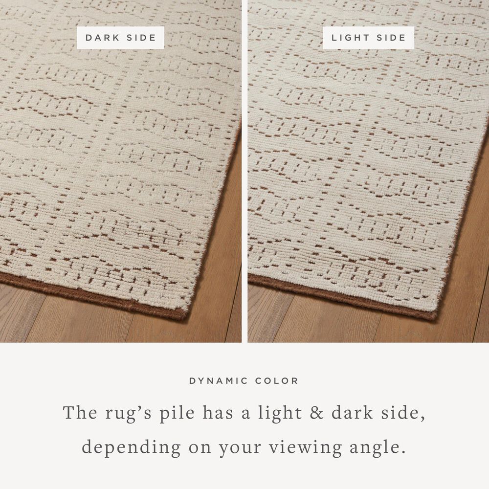 Loloi Walker 2&#39; x 3&#39; Rust and Ivory Area Rug, , large