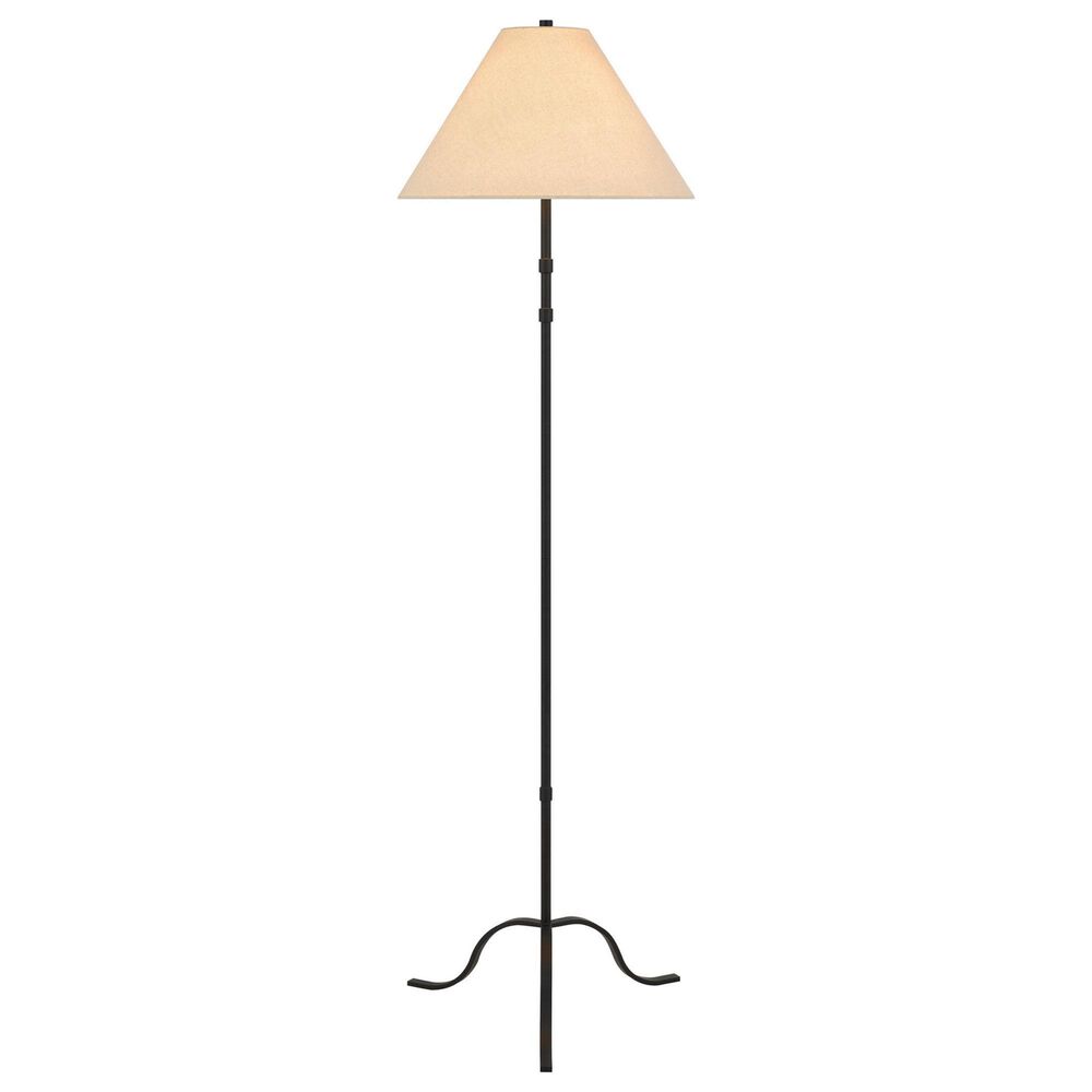Cal Lighting Segovia Floor Lamp in Black, , large