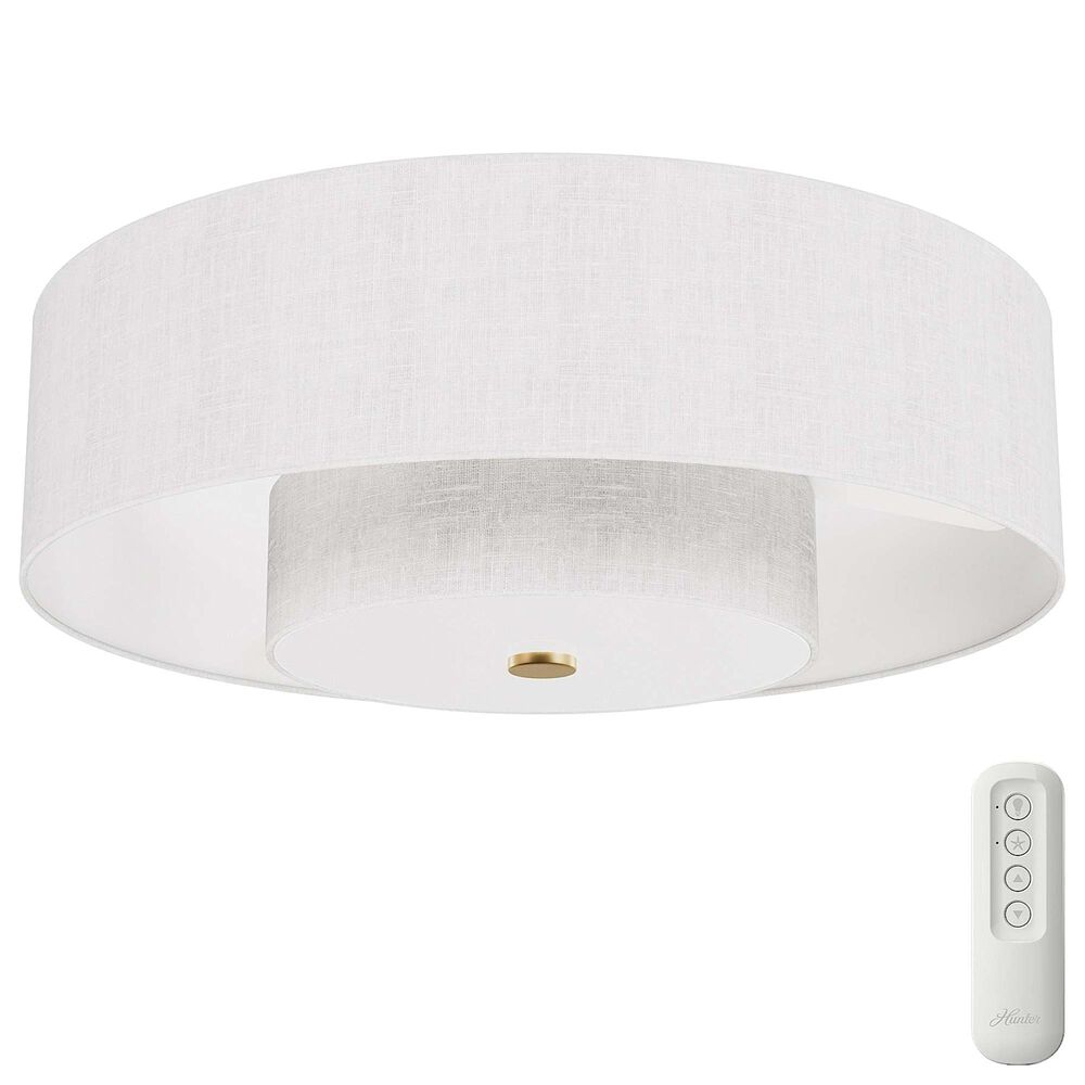 Hunter Brookside Jasmine Roth 30" Fandelier with LED Light in Luxe Gold, , large