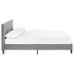Modway Anya Fabric Queen Platform Bed in Beige, , large