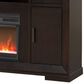 A Plus International Avalon 84" Fireplace TV Stand in Chestnut and White, , large