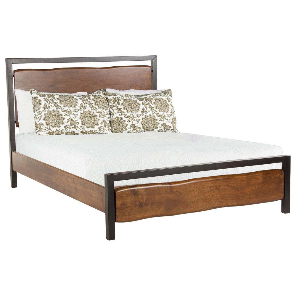 Home Trends &amp; Design Aspen Queen Platform Bed in Walnut, , large