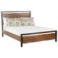 Home Trends & Design Aspen Queen Platform Bed in Walnut, , large