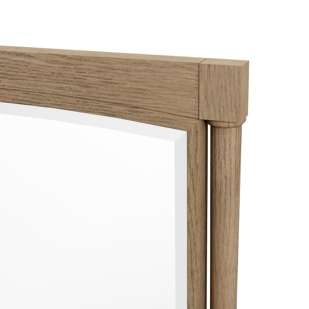 James Martin Kinnsden 26" Rectangular Mirror in Weathered Oak, , large