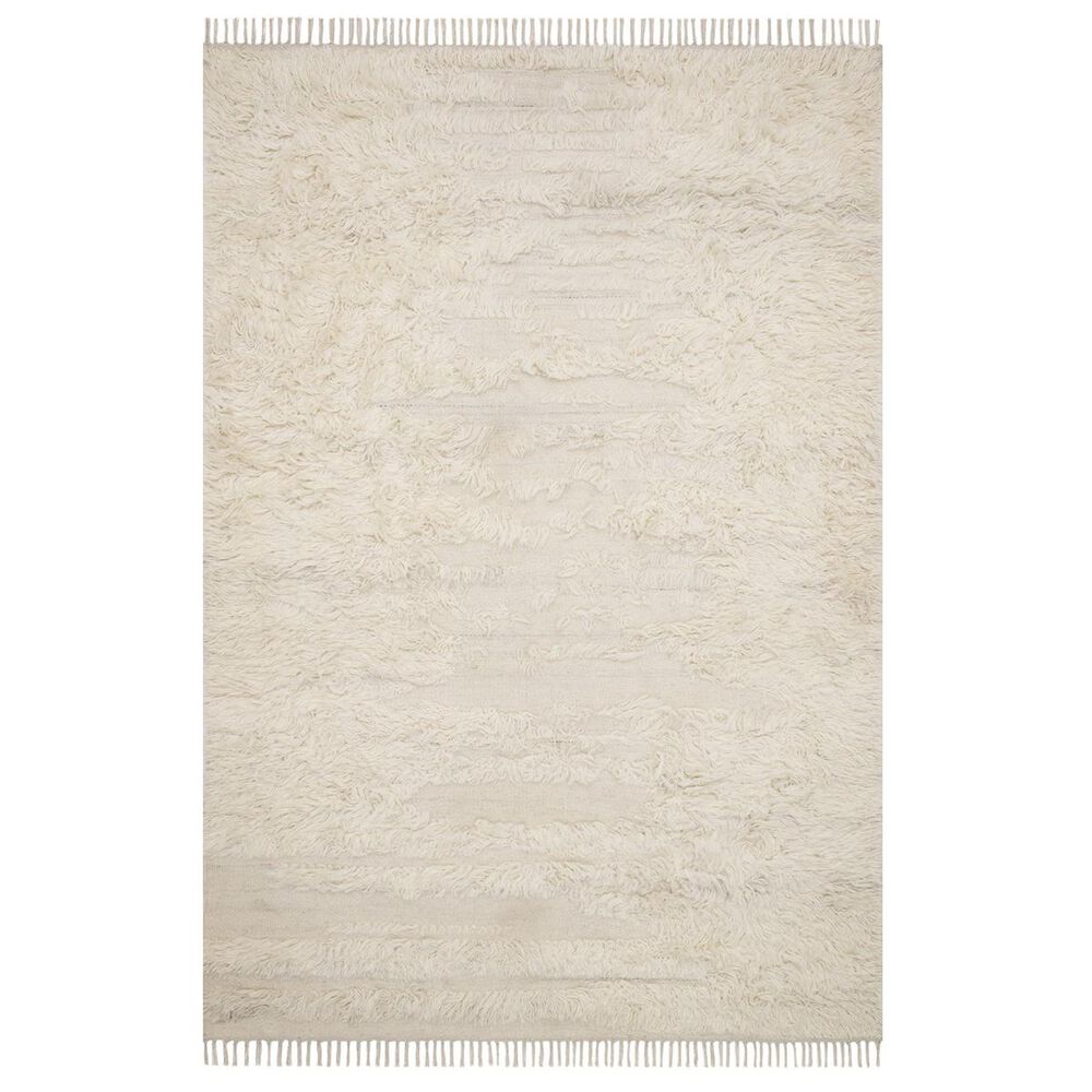 ED Ellen DeGeneres Crafted by Loloi Abbot ABB-04 5" x 7"6" Natural and Ivory Area Rug, , large