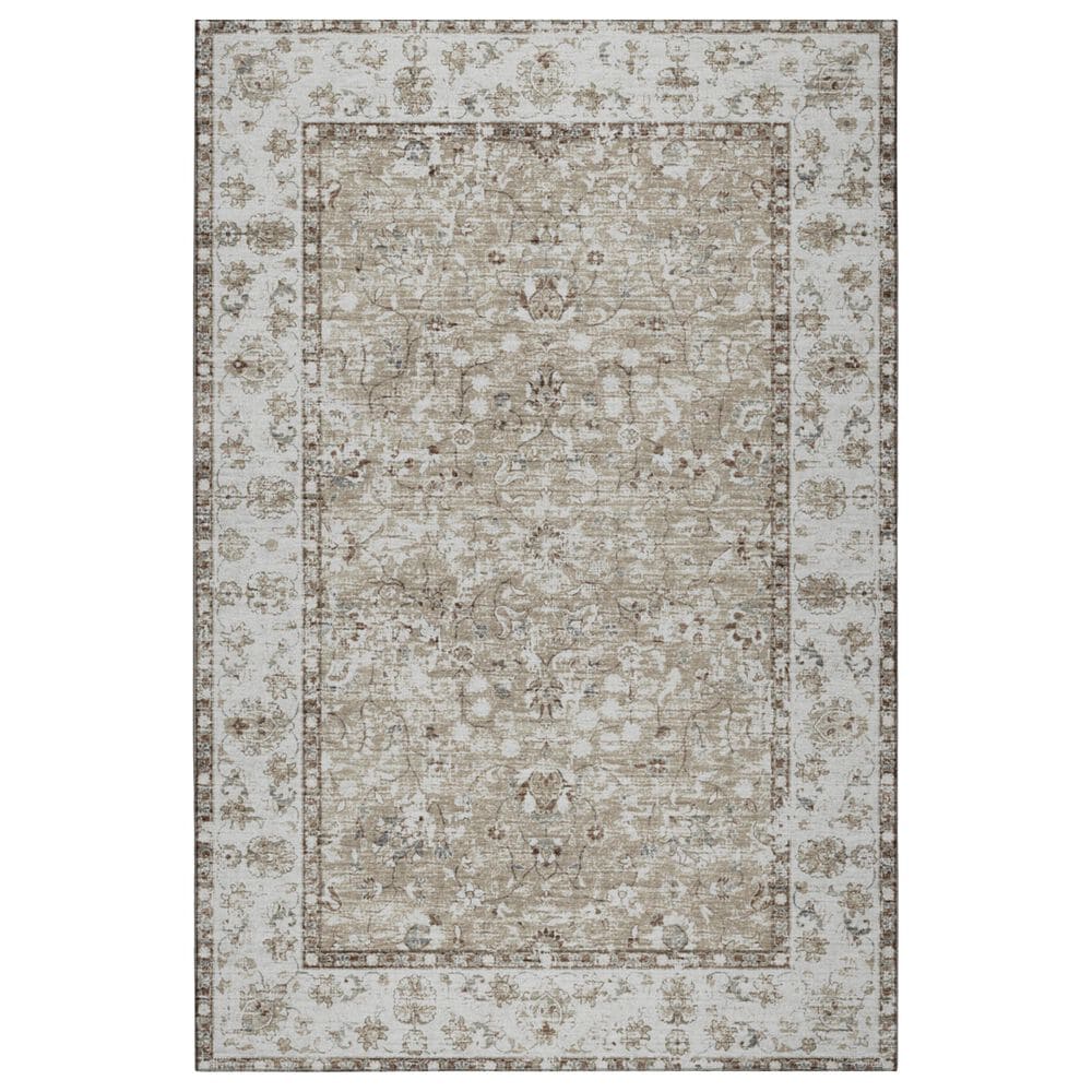 Dalyn Rug Company Tuscany 4" Round Taupe Indoor/Outdoor Area Rug, , large