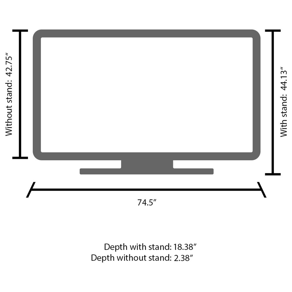 Sony *85&quot; 4k LED W/SOUNDBAR, , large