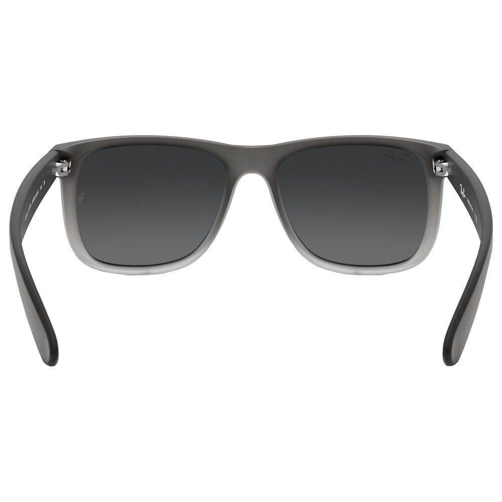 Ray-Ban Justin Sunglasses with Silver Lenses in Matte Grey, , large