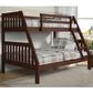 Forest Grove Mission Twin over Full Bunk Bed in Dark Cappuccino, , large