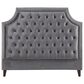 Simeon Collection Jasmine Queen Upholstered Bed in Flannel, , large