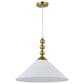 Southern Lighting Ashby 1-Light Pendant in White, , large