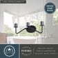 Vaxcel Beverly 3-Light Bathroom Vanity in Matte Black, , large