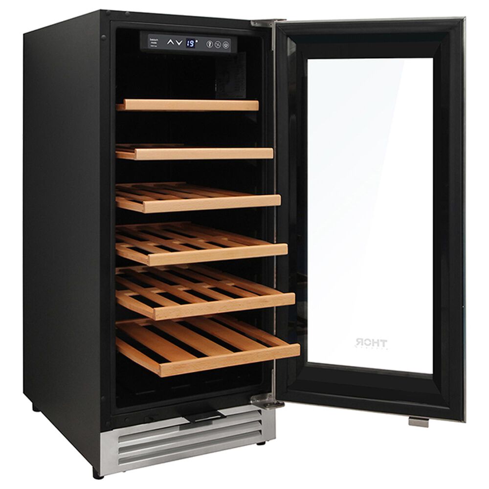 Thor Kitchen 15&quot; Single Zone Wine Cooler in Stainless Steel, , large