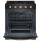 Whirlpool 30" Smart Gas Range with Air Cooking Technology in Black Stainless, , large