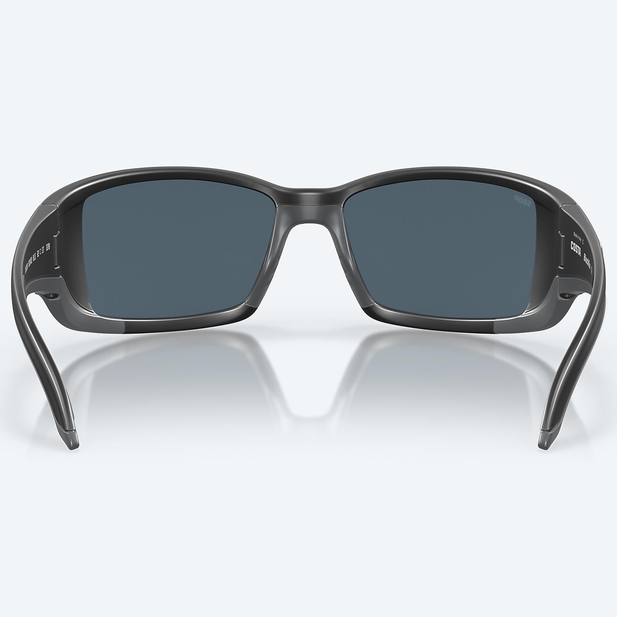 Costa Blackfin Sunglasses with Gray Lenses in Matte Black NFM