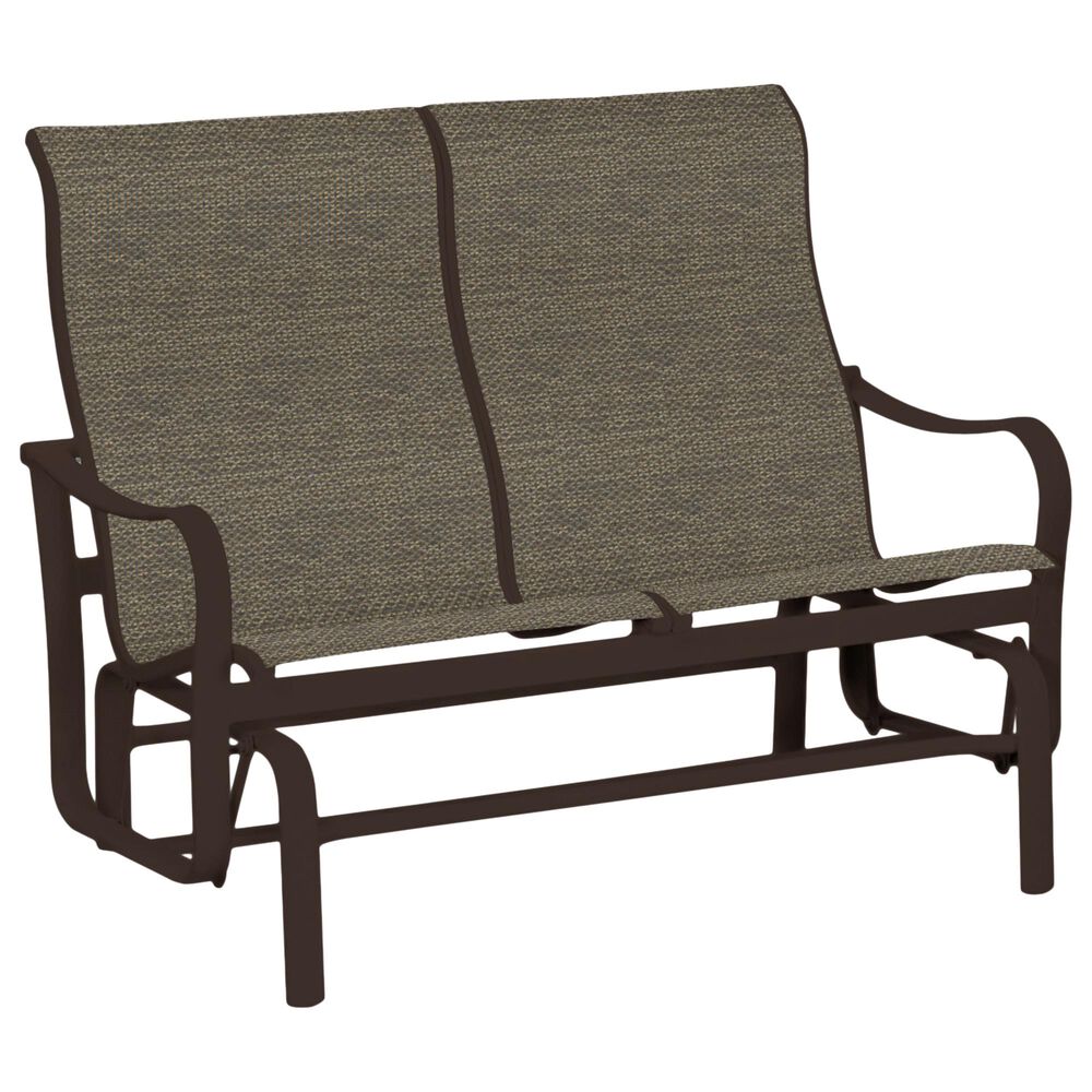 Tropitone Shoreline Double Glider with Gaviota Sling in Rich Earth, , large