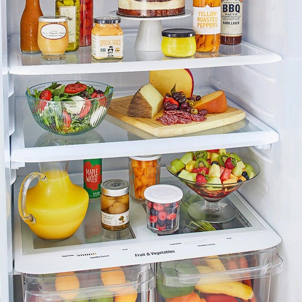 LG 20 Cu. Ft. Top Freezer Refrigerator in Smooth Black, , large