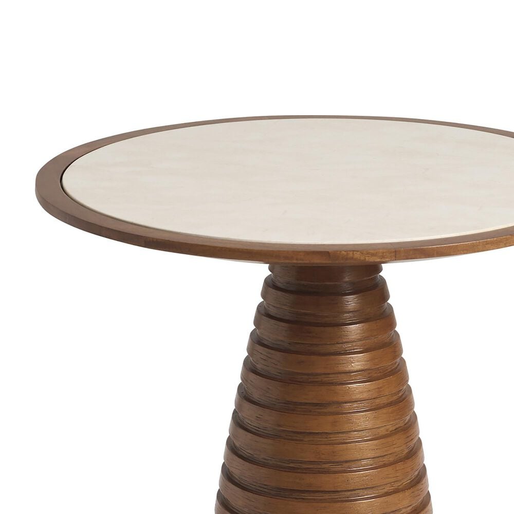 Lexington Furniture La Costa Ortega Accent Table in Anticato and Sierra Tan, , large