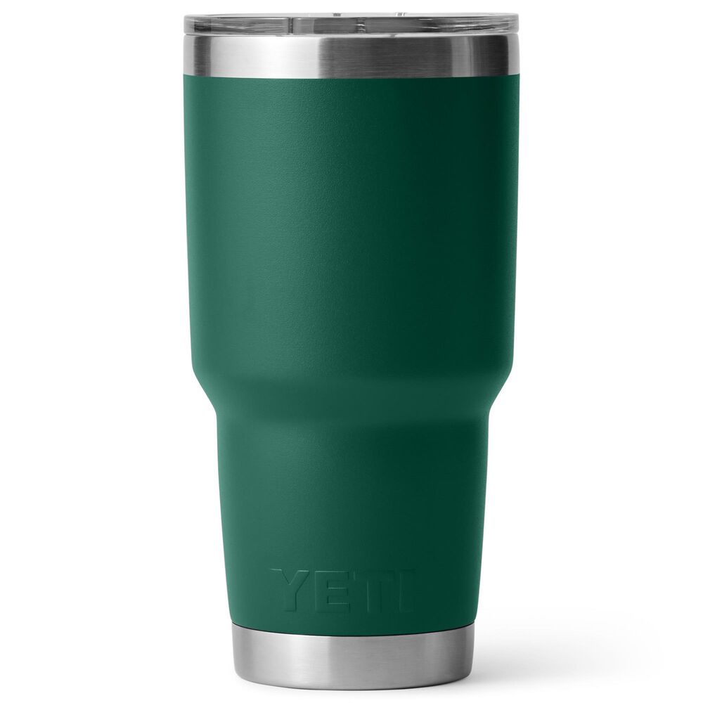 YETI Rambler 30 Oz Tumbler with MagSlider in Black Forest Green, , large