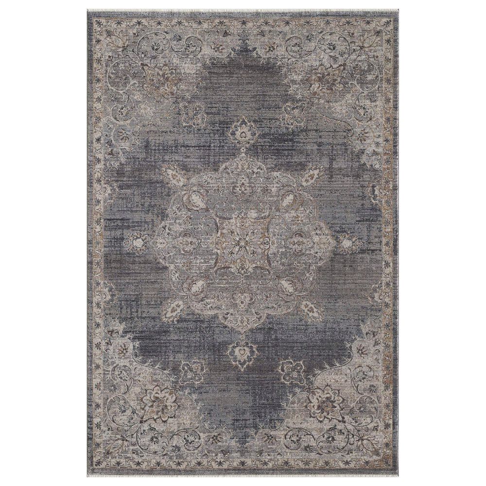 Kas Oriental Rugs Adele Serafina 11"6" x 15"3" Grey and Blue Area Rug, , large