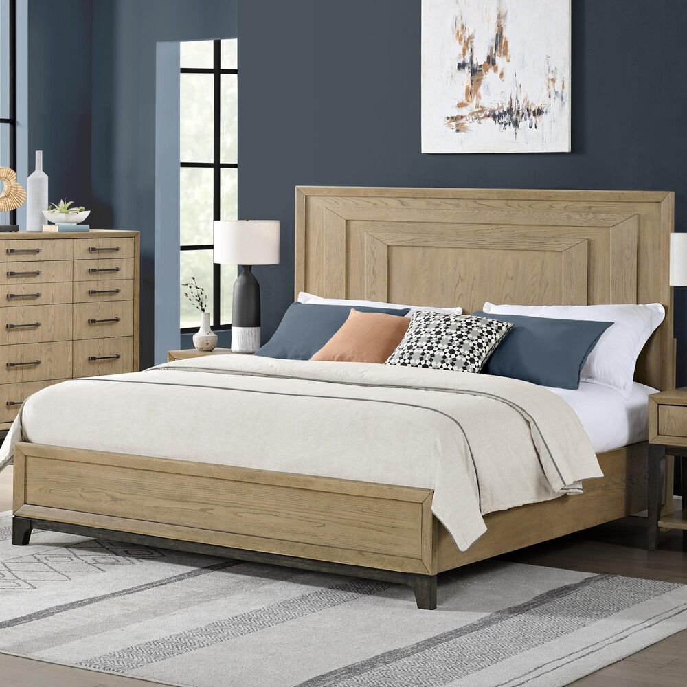 Emerald Home Furnishings Sutton Place King Panel Bed in Caramel and Cocoa, , large