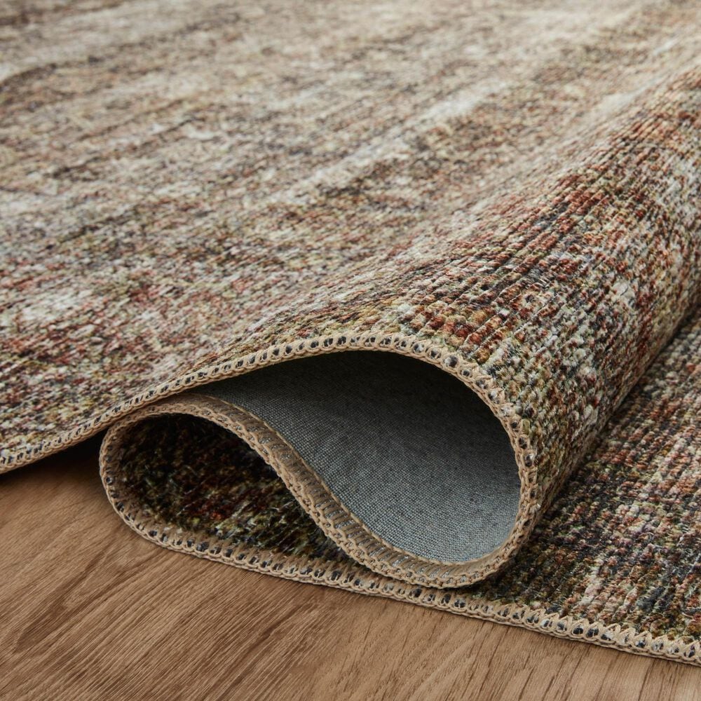 Amber Lewis x Loloi Billie 3&#39;6&quot; x 5&#39;6&quot; Tobacco and Rust Area Rug, , large
