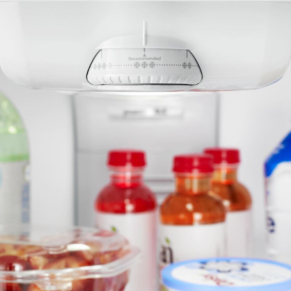 Whirlpool 21 Cu. Ft. 33&quot; Wide Top Freezer Refrigerator in Monochromatic Stainless Steel, , large