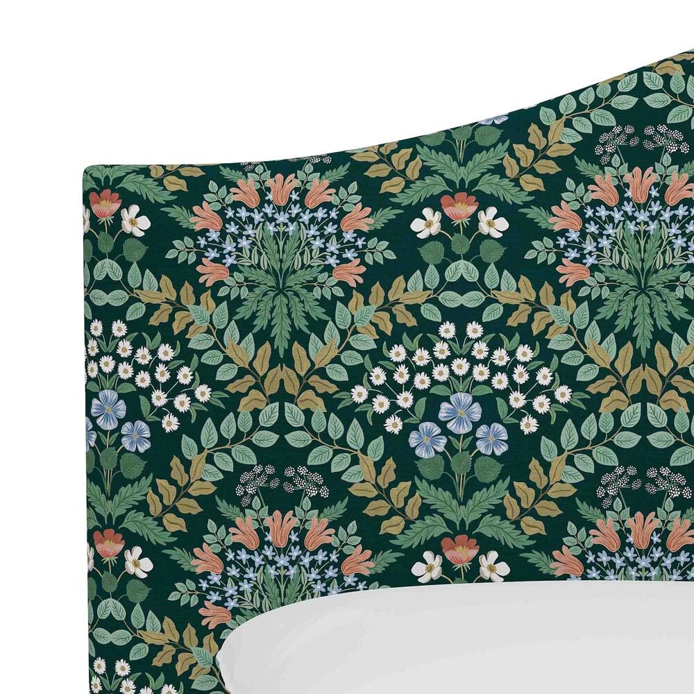 Skyline Furniture Mayfair King Headboard in Bramble Emerald, , large