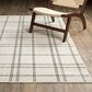 ROW by Oriental Weavers Hunter Plaid Beige and Black 5"3" x 7"6" Area Rug, , large
