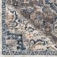 Surya Tuscany TUS-2335 Blue, Cream, Dark Blue, Gray, Dusty Coral and Light Beige 12" x 15" Area Rug, , large