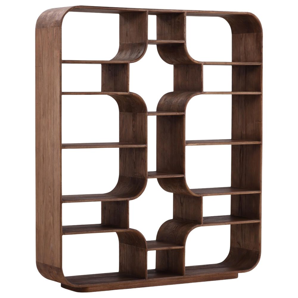 Blue Sun Designs Gaetan Bookcase in Brown, , large