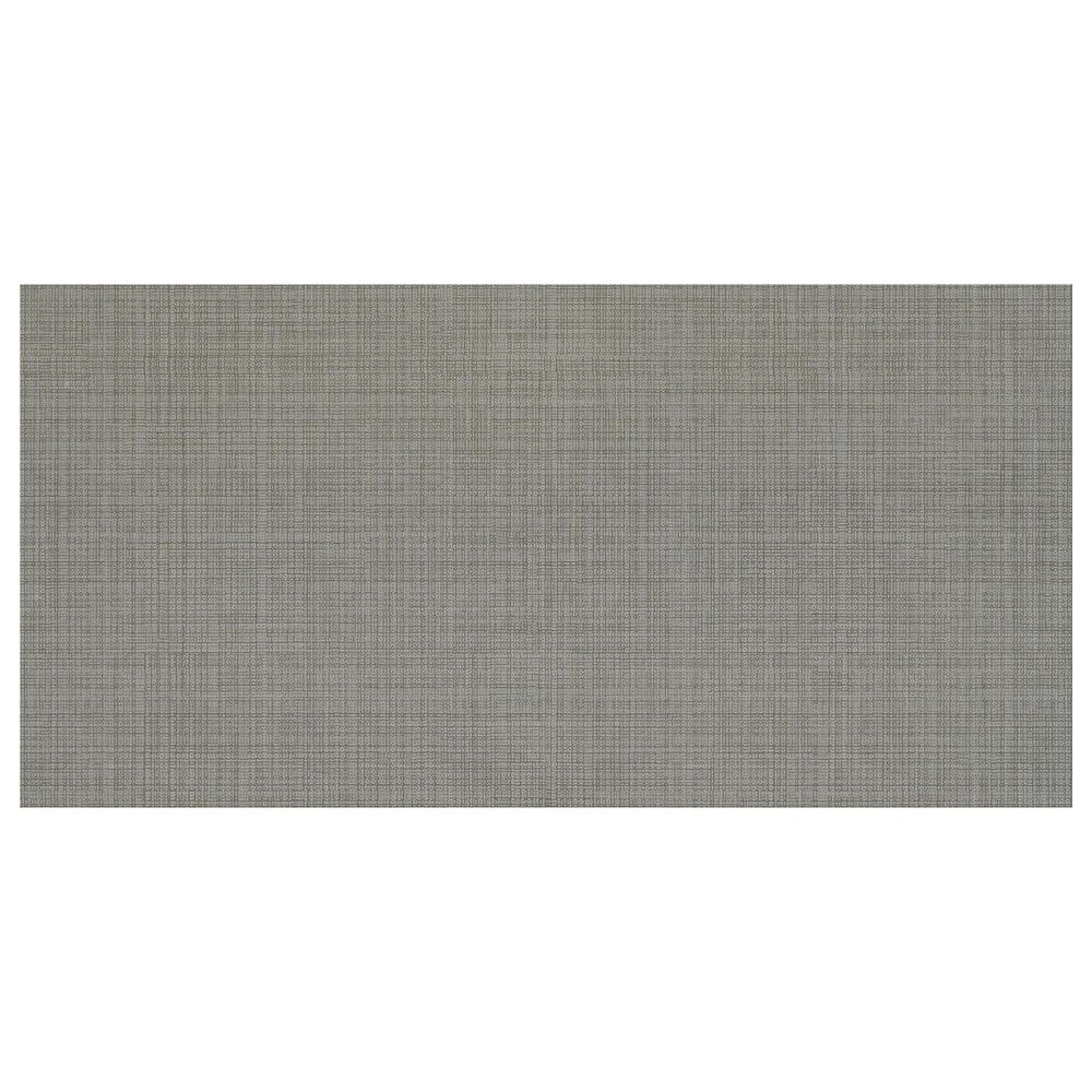 Dal-Tile Fabric Art Modern Textile Medium Gray 12" x 24" Porcelain Tile, , large