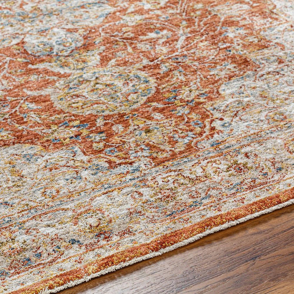 Surya Mona Lisa 10&#39; x 14&#39; Brick Red, Tan, Mustard, Dark Blue, Sage, Burgundy and Olive Area Rug, , large