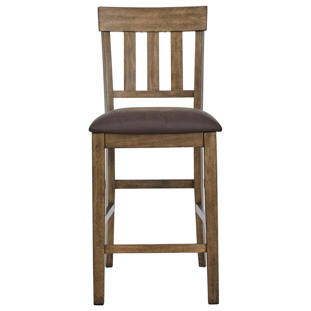 Ashley Ashley Urbinforte 6-Piece Rectangular Counter Dining Set in Light Brown, , large