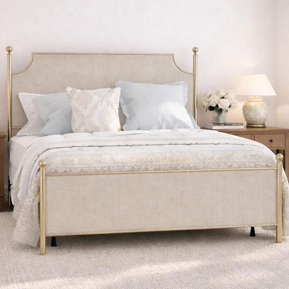 Richlands Furniture McArthur King Poster Bed in Beige, , large