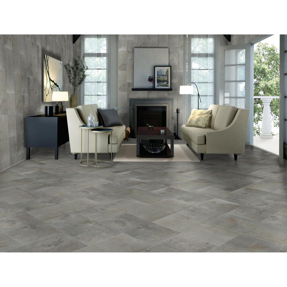 Dal-Tile Emergent EM32RCT1224LP Aluminum 12&quot; x 24&quot; Porcelain Tile, , large