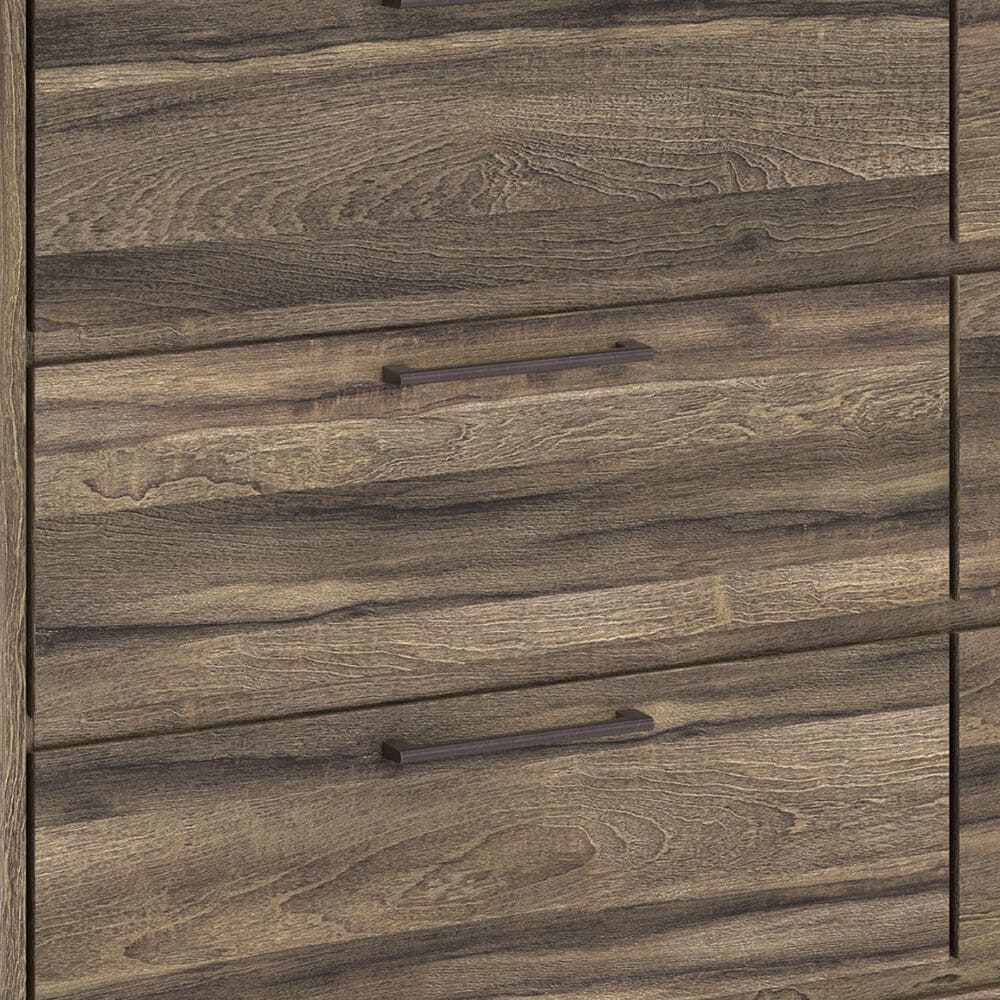 Ashley Elbrim 6-Drawer Dresser in Weathered Brown, , large
