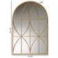 Baxton Studio Celerina Metal Accent Wall Mirror in Gold, , large
