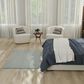 Nourison Courtyard Ivory and Aqua 3" x 5" Indoor/Outdoor Area Rug, , large