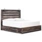 Ashley Drystan King Storage Bed with 4 Drawers in Brown Rustic, , large