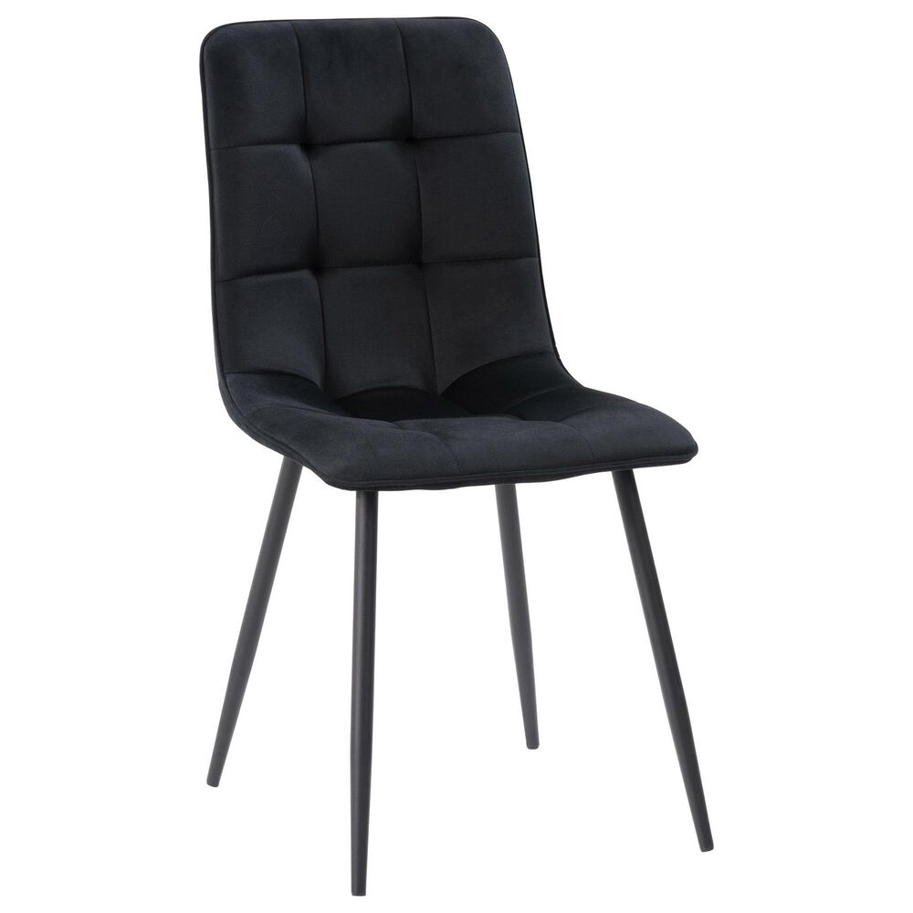 CorLiving Nash Side Chair in Black, , large