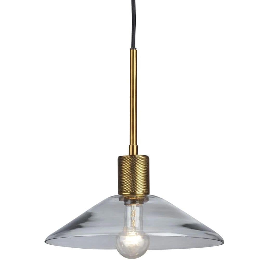 Ashley Chaness Pendant Light in Antiqued Brass, , large